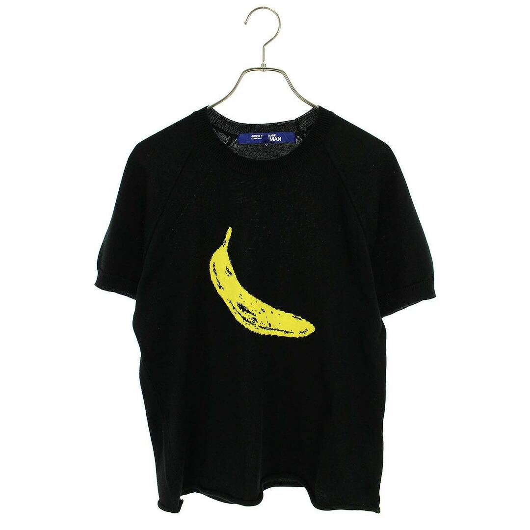 コムデギャルソンジュンヤワタナベマン COMME des GARCONS JUNYA WATANABE MAN  WI-N025 AD2002プリントデザインニットTシャツ メンズ S メンズのトップス(Tシャツ/カットソー(半袖/袖なし))の商品写真