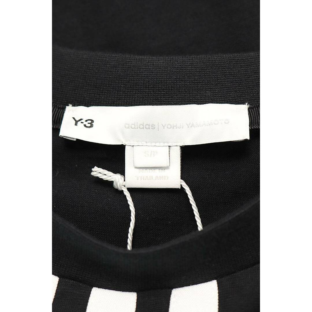 Y-3(ワイスリー)のワイスリー  HG6095 3ストライプクルーネックTシャツ メンズ S メンズのトップス(Tシャツ/カットソー(半袖/袖なし))の商品写真