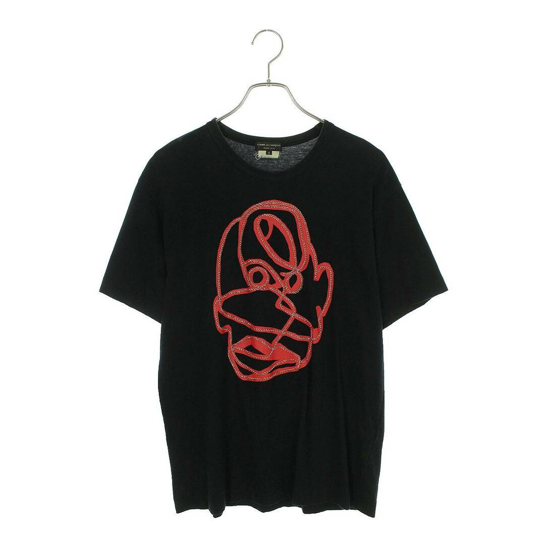 COMME des GARCONS HOMME PLUS(コムデギャルソンオムプリュス)のコムデギャルソンオムプリュス  PK-T020 AD2012チェーン装飾Tシャツ メンズ M メンズのトップス(Tシャツ/カットソー(半袖/袖なし))の商品写真