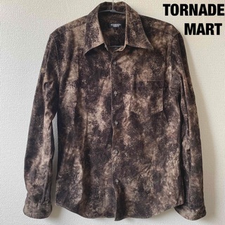 トルネードマート(TORNADO MART)のTORNADE MART トルネードマート 総柄 フロッキー加工 長袖 シャツ(シャツ)