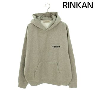 フィアオブゴッド(FEAR OF GOD)のフォグ  ESSENTIALS HOODIE フェルトロゴプルオーバーパーカー メンズ M(パーカー)