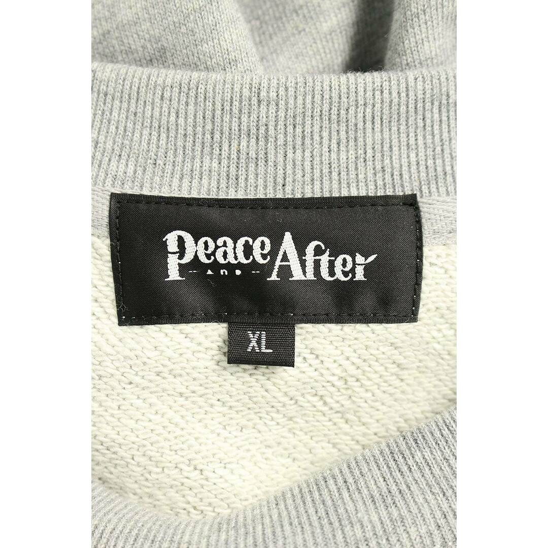 ピースアンドアフター PEACE AND AFTER ロゴ刺繍スウェット メンズ XL メンズのトップス(スウェット)の商品写真