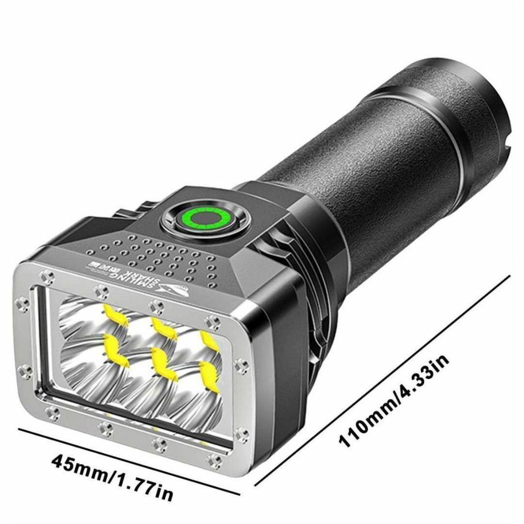 即購入OK　サメライト　LED　防災　アウトドア　キャンプ　防犯 スポーツ/アウトドアのアウトドア(ライト/ランタン)の商品写真