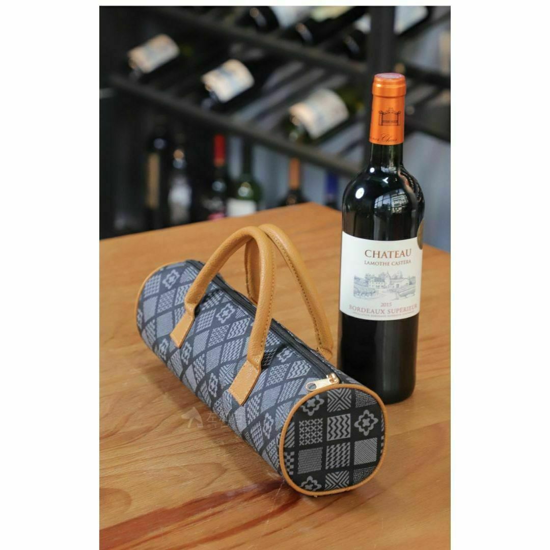 ◆ワインバック◆ワインの魅力UP ワイン愛好家へギフト/パーティー/ピクニックに レディースのバッグ(その他)の商品写真