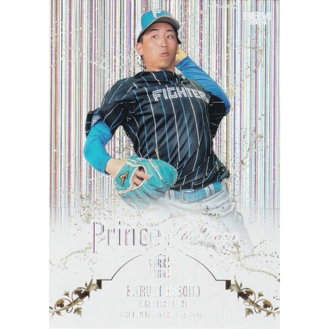 BBM ベースボールカード PT12 細野晴希(ROOKIE) 北海道日本ハムファイターズ (インサートカード/PRINCE OF THE TEAM) 2024 1stバージョン エンタメ/ホビーのアニメグッズ(その他)の商品写真