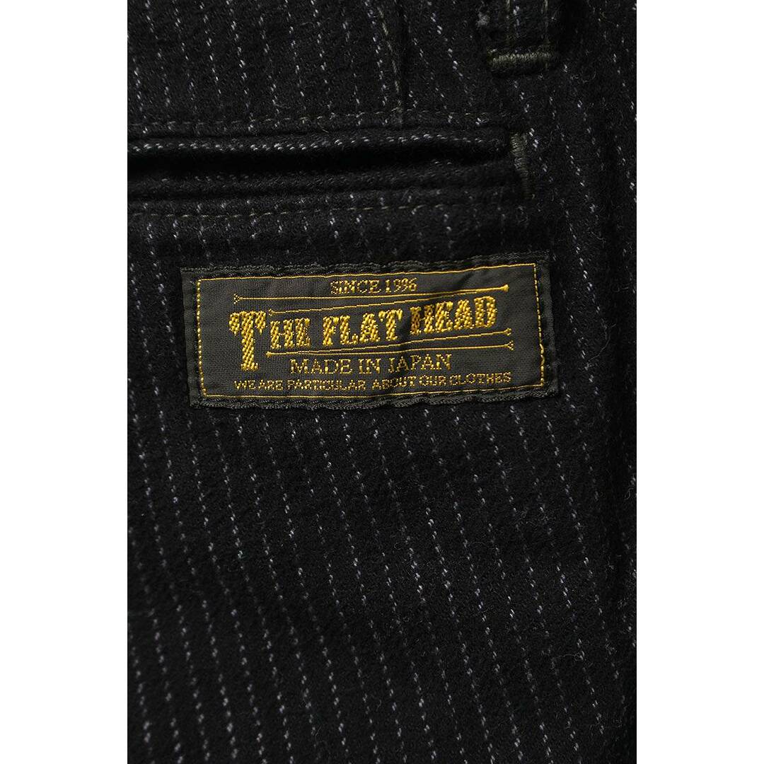 THE FLAT HEAD(フラットヘッド)のザフラットヘッド  HCM-01W コットンストライプロングパンツ メンズ 31インチ メンズのパンツ(その他)の商品写真