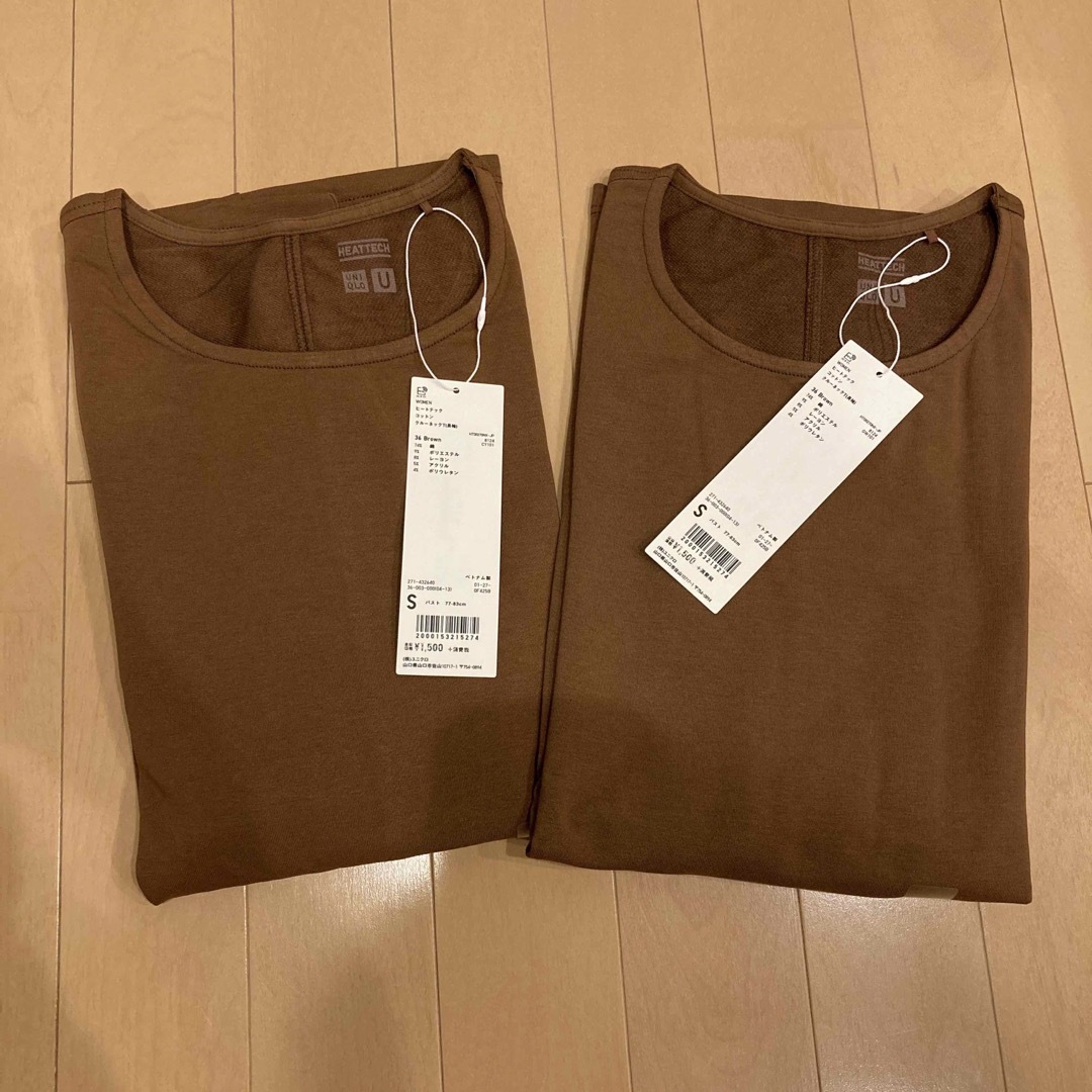 UNIQLO(ユニクロ)の新品 ユニクロ ヒートテックコットンクルーネックT 長袖 レディースのトップス(Tシャツ(長袖/七分))の商品写真