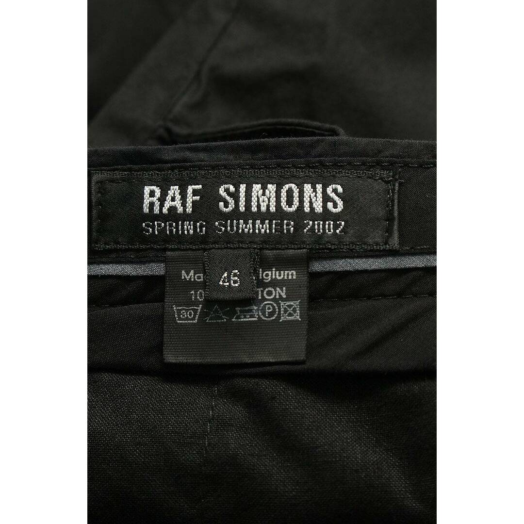 RAF SIMONS(ラフシモンズ)のラフシモンズ  02SS コットンストレートスラックスロングパンツ メンズ 46 メンズのパンツ(スラックス)の商品写真