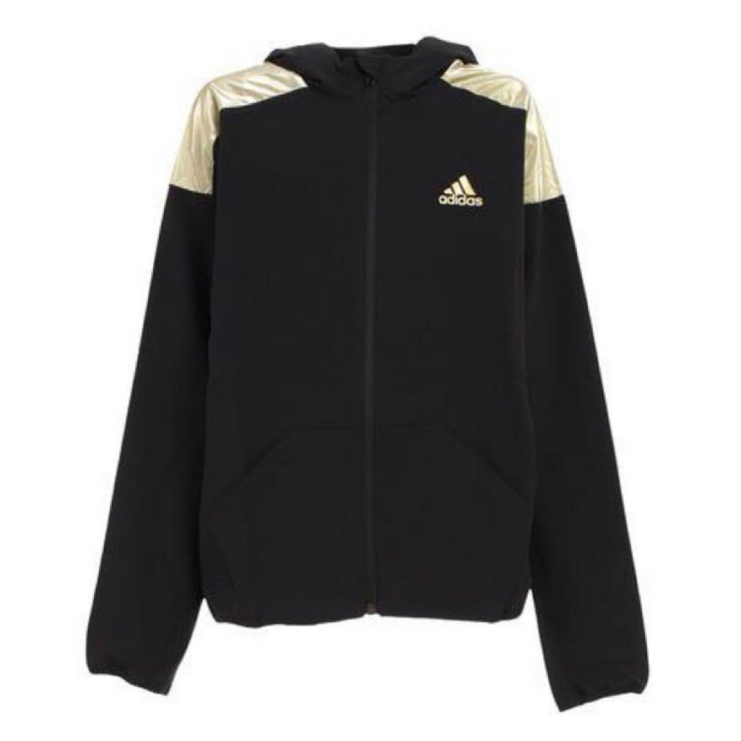 adidas(アディダス)の送料無料 新品 adidas ストレッチ ウーブンジャケット 160 キッズ/ベビー/マタニティのキッズ服男の子用(90cm~)(ジャケット/上着)の商品写真