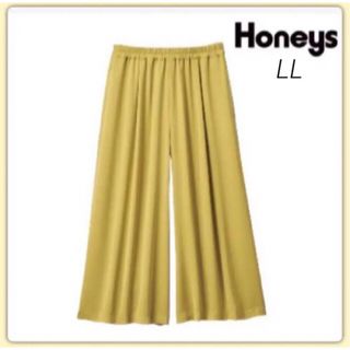 ハニーズ(HONEYS)の【Honeys】ハニーズ ツイルスカーチョ / LL〈イエロー〉新品・タグ付き(キュロット)