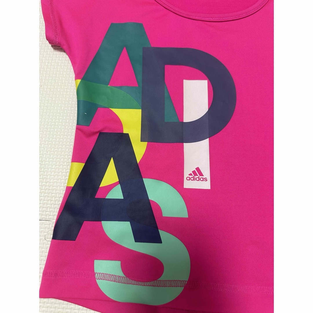 adidas(アディダス)の【adidas アディダス】クライマライト ガールズ 半袖Tシャツ  120cm キッズ/ベビー/マタニティのキッズ服女の子用(90cm~)(Tシャツ/カットソー)の商品写真