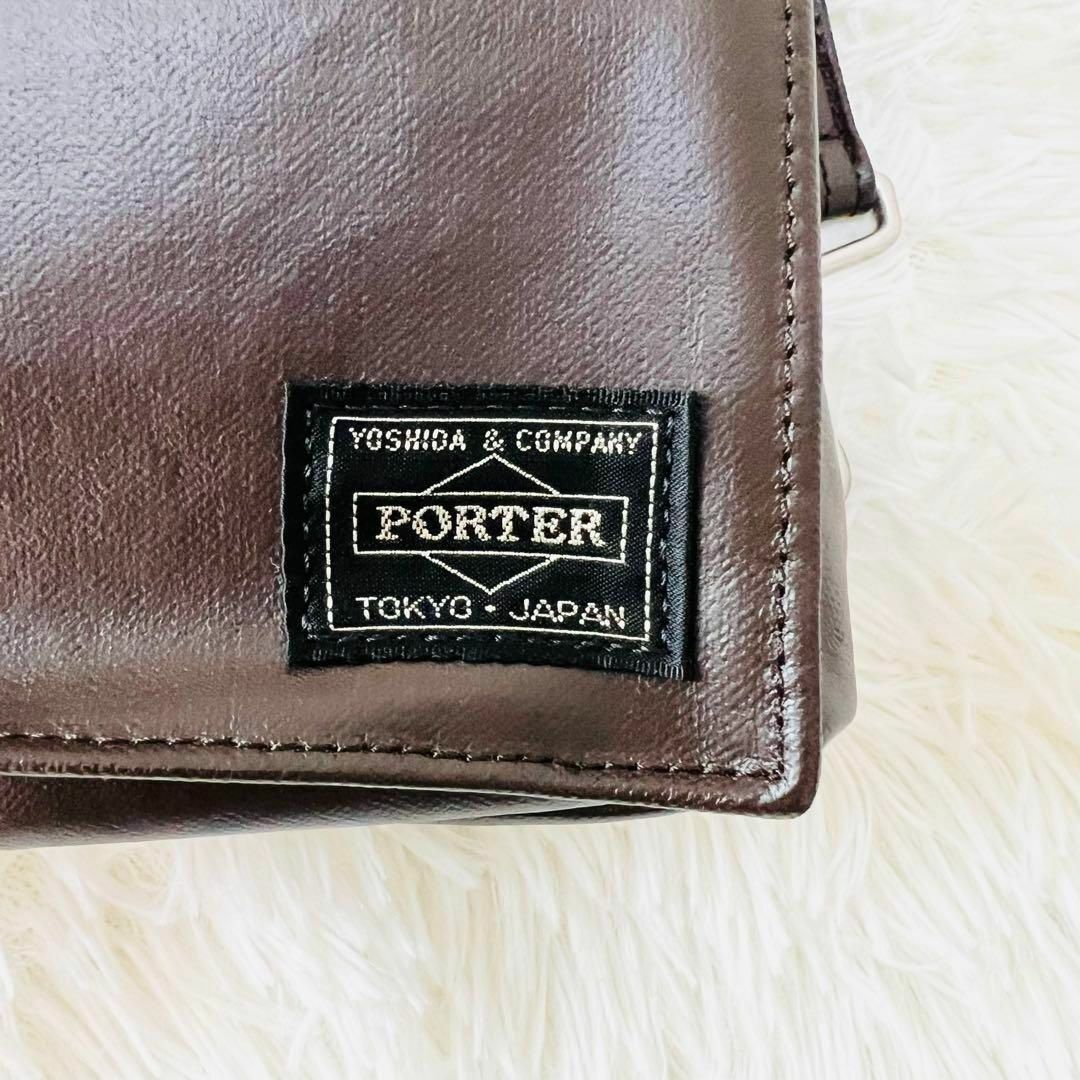 PORTER(ポーター)の【新品　未使用】ポーター　フリースタイル ボディバッグ　茶　スリングショルダー メンズのバッグ(ボディーバッグ)の商品写真