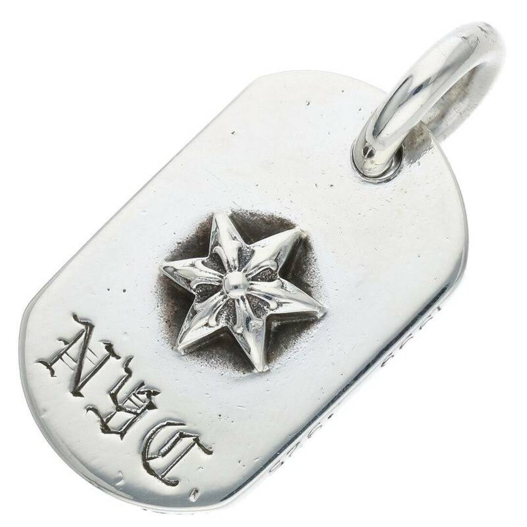 Chrome Hearts(クロムハーツ)のクロムハーツ  RAISED DOGTAG/レイズドドッグタグ NYC限定チャーム/シルバーネックレストップ メンズ メンズのアクセサリー(ネックレス)の商品写真