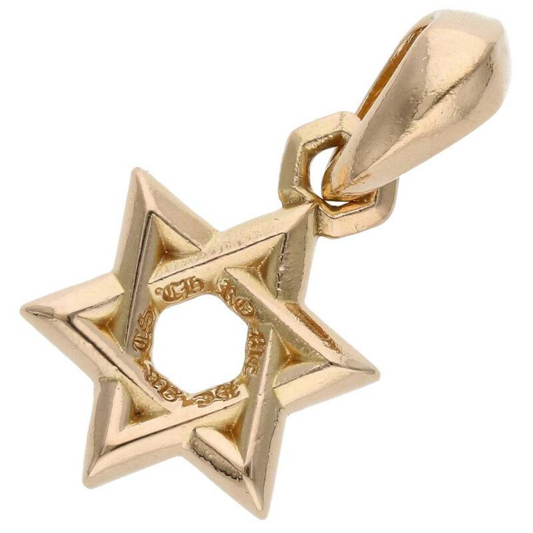 Chrome Hearts(クロムハーツ)のクロムハーツ  22K STAR OF DAVID/スターオブダビデチャーム ゴールドネックレストップ メンズ メンズのアクセサリー(ネックレス)の商品写真