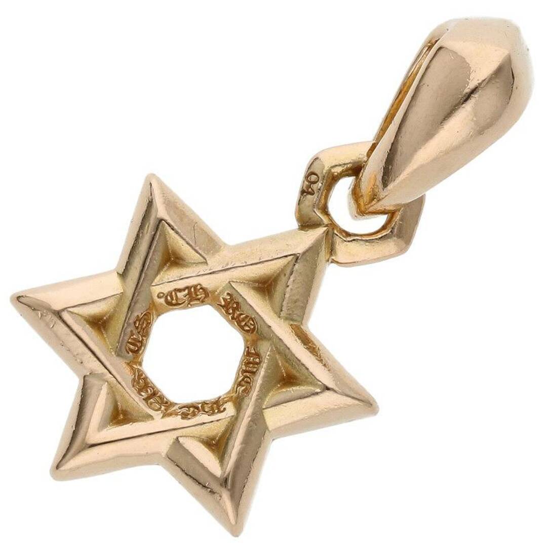 Chrome Hearts(クロムハーツ)のクロムハーツ  22K STAR OF DAVID/スターオブダビデチャーム ゴールドネックレストップ メンズ メンズのアクセサリー(ネックレス)の商品写真