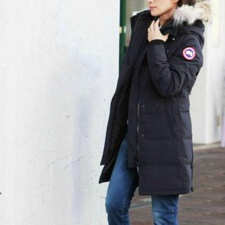 CANADA GOOSE - カナダグースMackenzie ロングダウンコート 紺色2302JL サザビー