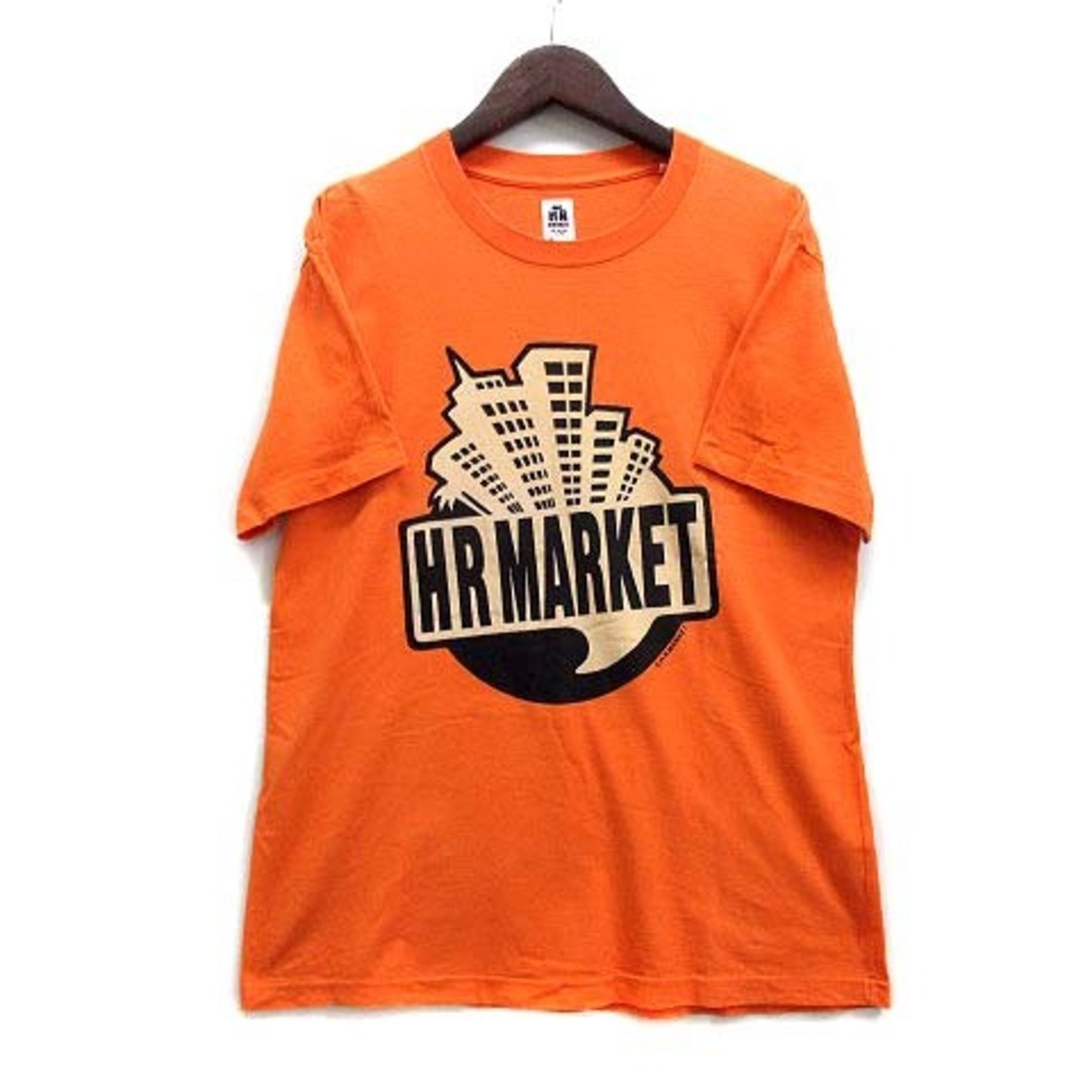 HOLLYWOOD RANCH MARKET(ハリウッドランチマーケット)のハリウッドランチマーケット プリント クルーネック 半袖 Tシャツ オレンジ S メンズのトップス(Tシャツ/カットソー(半袖/袖なし))の商品写真