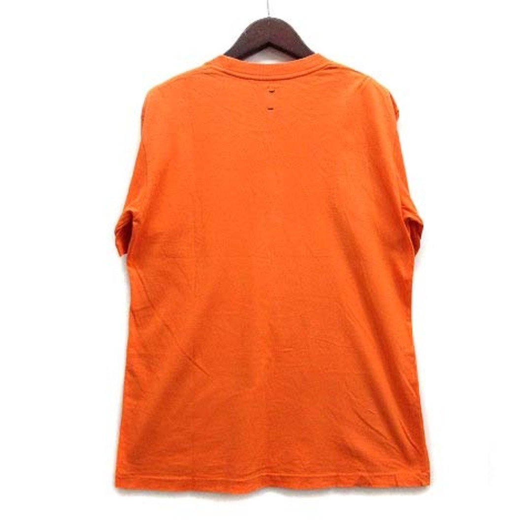HOLLYWOOD RANCH MARKET(ハリウッドランチマーケット)のハリウッドランチマーケット プリント クルーネック 半袖 Tシャツ オレンジ S メンズのトップス(Tシャツ/カットソー(半袖/袖なし))の商品写真