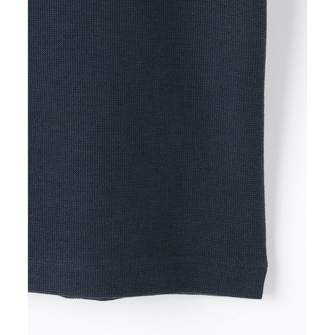UNITED ARROWS green label relaxing(ユナイテッドアローズグリーンレーベルリラクシング)の【新品】グリッティー ジャカード ノーカラー 5分袖 Tシャツ カットソー メンズのトップス(Tシャツ/カットソー(半袖/袖なし))の商品写真