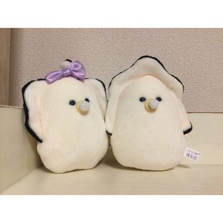 つぶらな瞳の和食屋　むぎゅぬい  ベビーなまがき おめかし むらさき 2個セット(キャラクターグッズ)