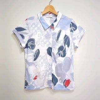 ★日本製 Paul Smith 花柄 フレンチスリーブ シャツ ブラウス