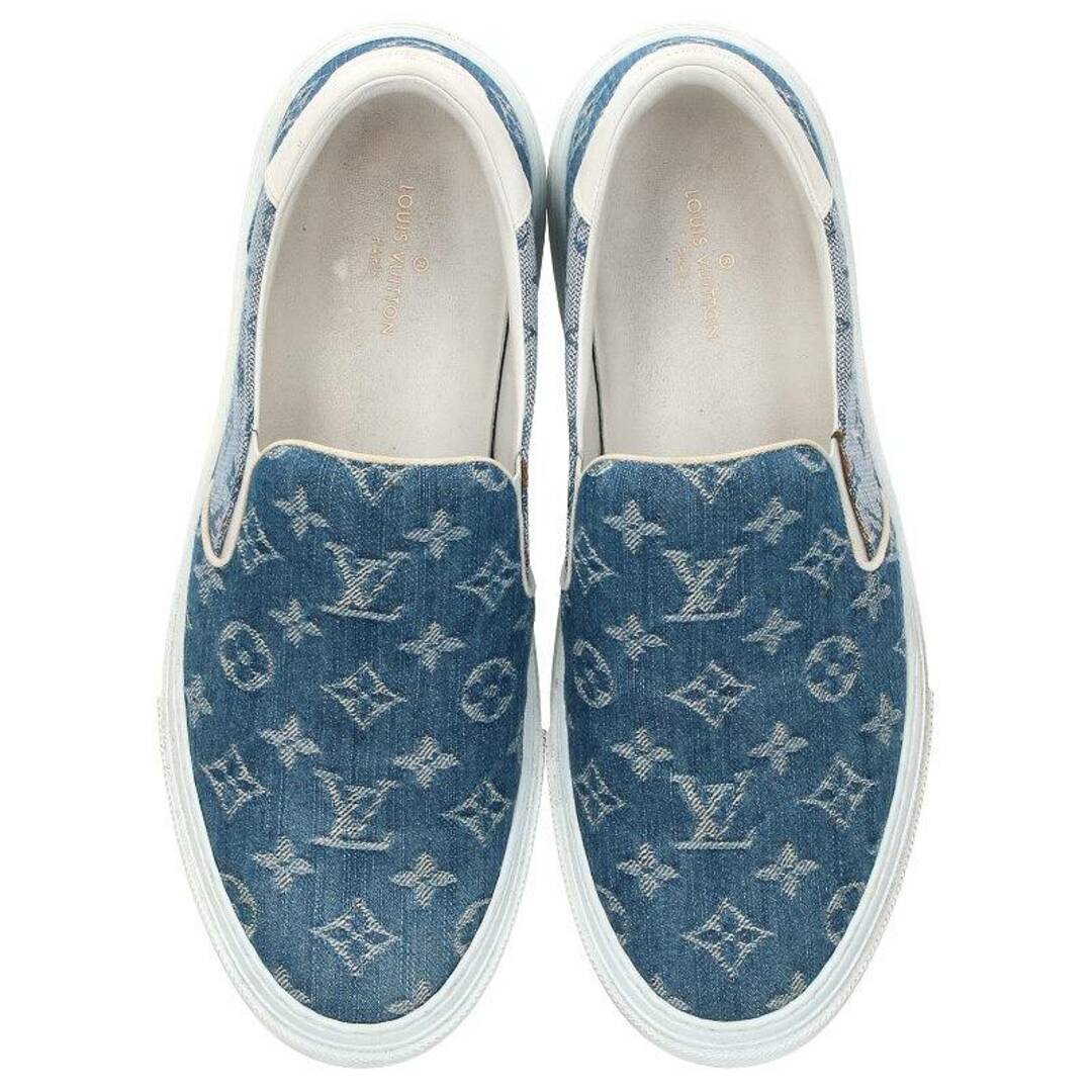 LOUIS VUITTON(ルイヴィトン)のルイヴィトン  トロカデロライン デニムスリッポンスニーカー メンズ 8.5 メンズの靴/シューズ(スニーカー)の商品写真