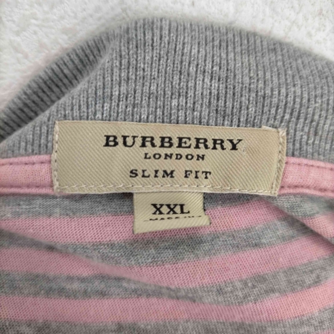 BURBERRY(バーバリー)のBURBERRY(バーバリー) ボーダーポロシャツ メンズ トップス ポロシャツ メンズのトップス(ポロシャツ)の商品写真