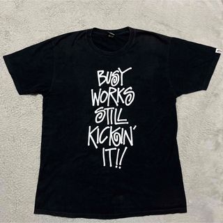 APE BAPE KAWS STUSSY tee tシャツ　黒　ブラック　L