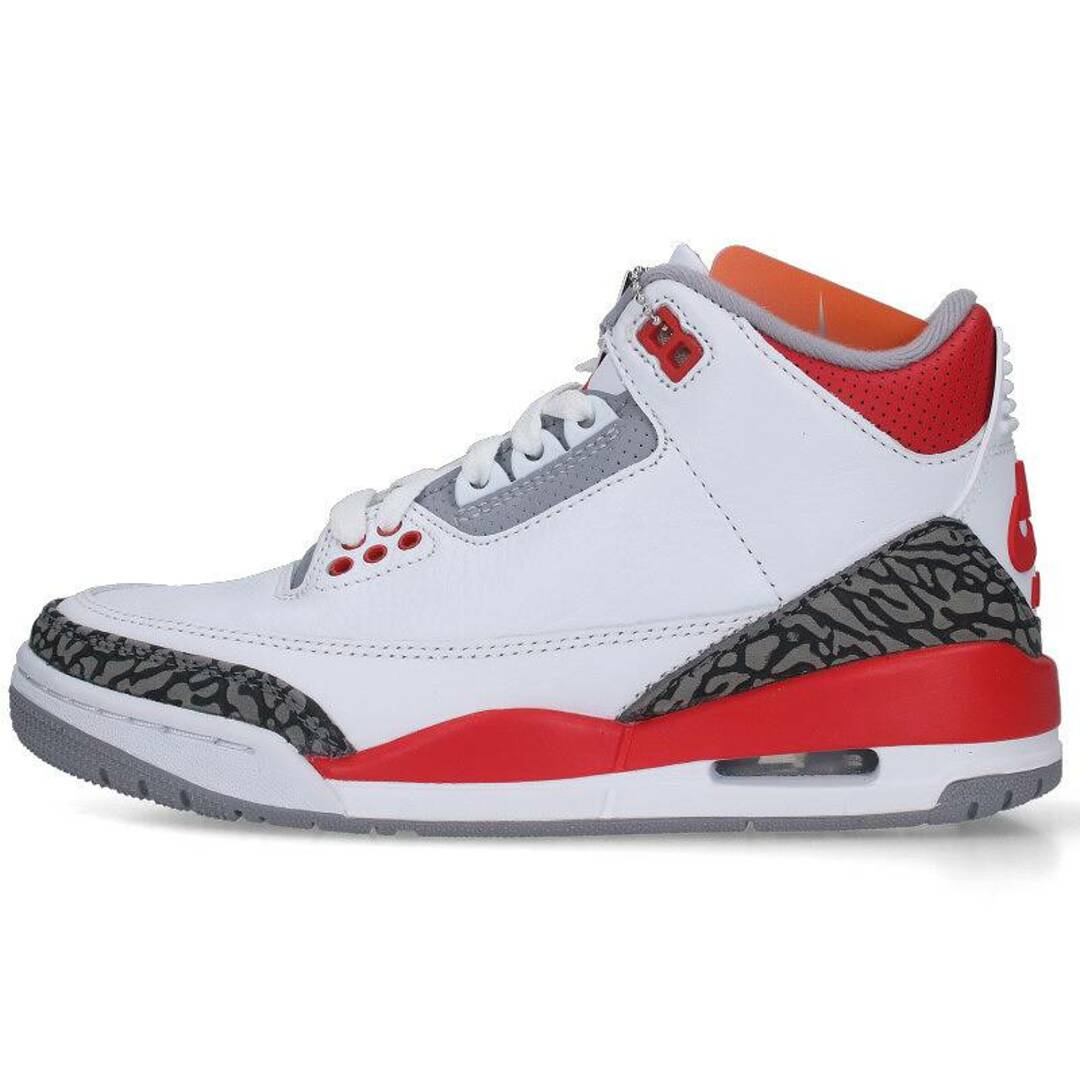 NIKE(ナイキ)のナイキ  AIR JORDAN 3 RETRO OG FIRE RED DN3707-160 エアジョーダン3レトロOGファイアレッドスニーカー メンズ 22.5cm メンズの靴/シューズ(スニーカー)の商品写真