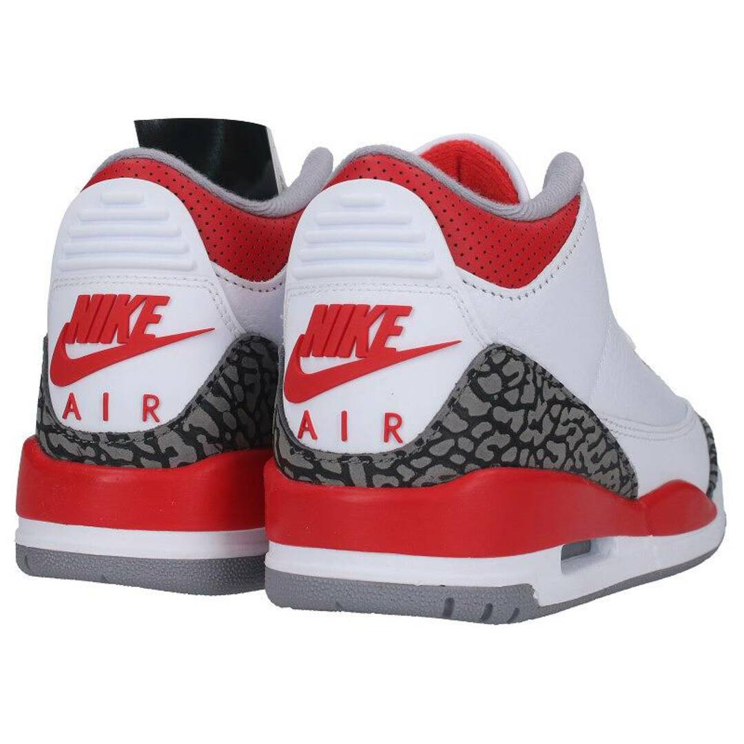 NIKE(ナイキ)のナイキ  AIR JORDAN 3 RETRO OG FIRE RED DN3707-160 エアジョーダン3レトロOGファイアレッドスニーカー メンズ 22.5cm メンズの靴/シューズ(スニーカー)の商品写真