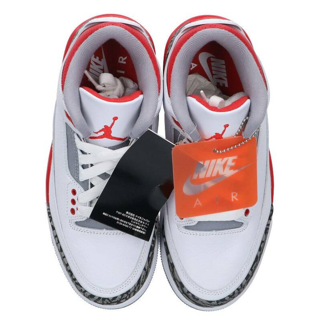 NIKE(ナイキ)のナイキ  AIR JORDAN 3 RETRO OG FIRE RED DN3707-160 エアジョーダン3レトロOGファイアレッドスニーカー メンズ 23cm メンズの靴/シューズ(スニーカー)の商品写真