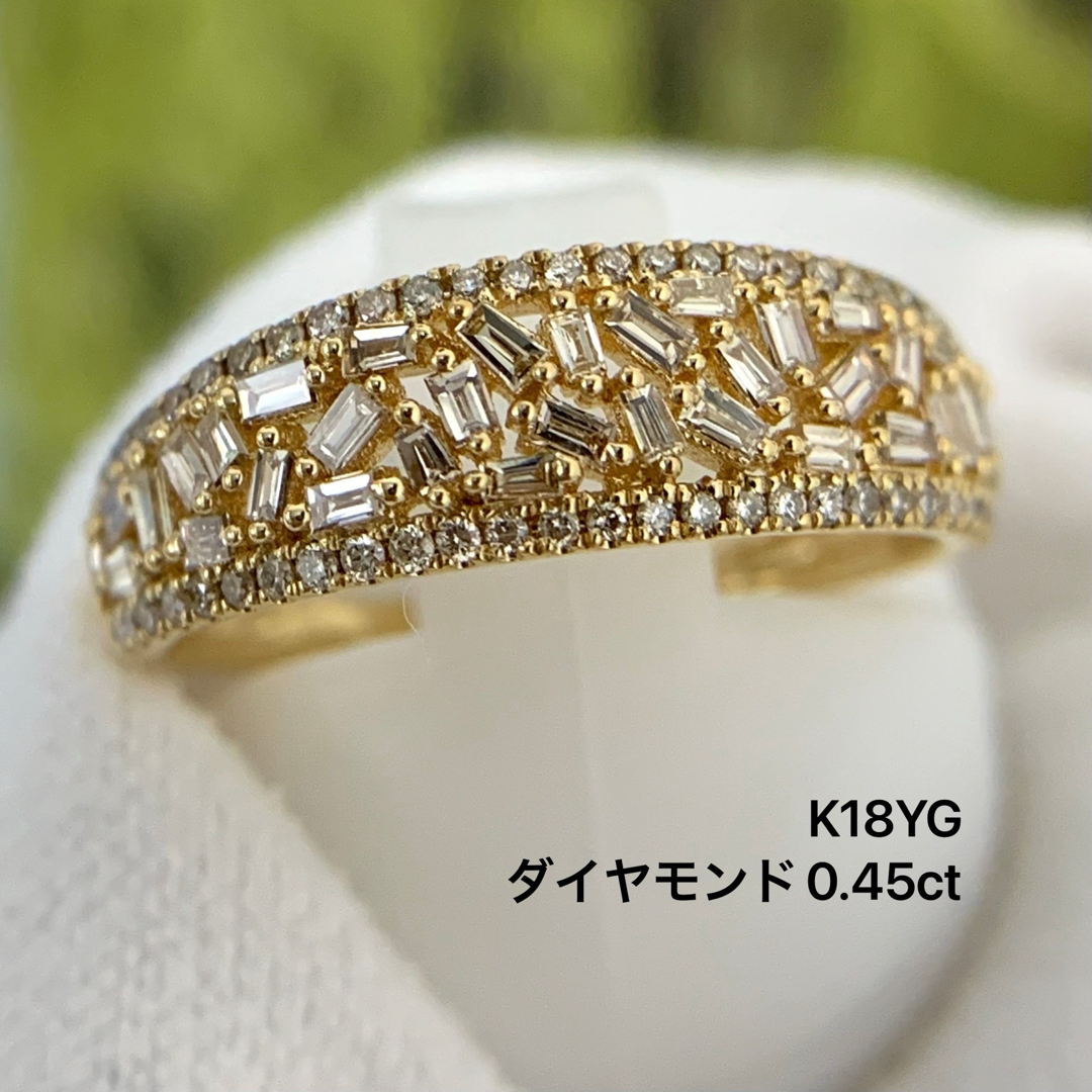 K18YG ダイヤモンド　0.45 リング　指輪 レディースのアクセサリー(リング(指輪))の商品写真