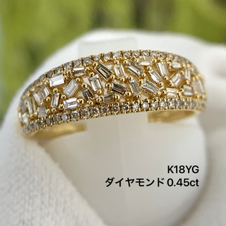 K18YG ダイヤモンド　0.45 リング　指輪(リング(指輪))