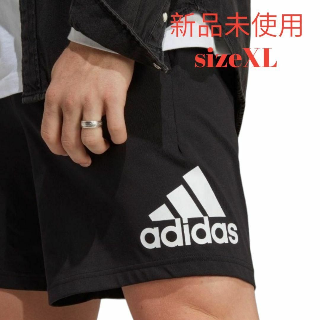 adidas(アディダス)の新品/アディダス ハーフパンツ メンズ パンツ スポーツ ジャージ スゥエット メンズのパンツ(ショートパンツ)の商品写真