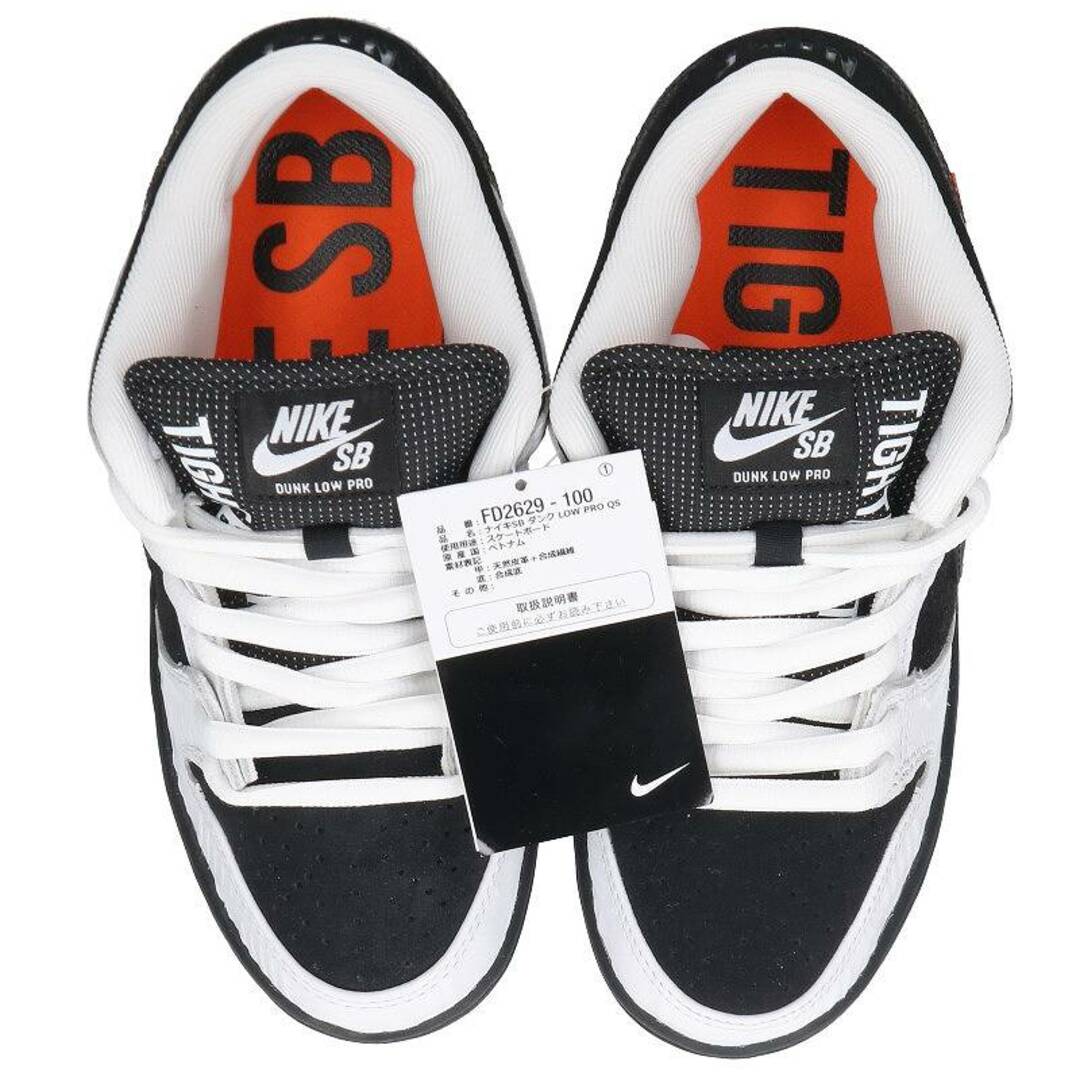 NIKE(ナイキ)のナイキ ×タイトブースプロダクション TIGHTBOOTH PRODUCTION  SB DUNK LOW PRO QS TIGHTBOOSE FD2629-100 ダンクロータイトブーススニーカー メンズ 25.5cm メンズの靴/シューズ(スニーカー)の商品写真