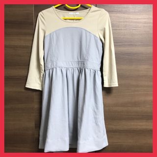 RETRO GIRL - 【新品】【お値下げ中】　レトロガール　ミニワンピース　ライトグレー　M