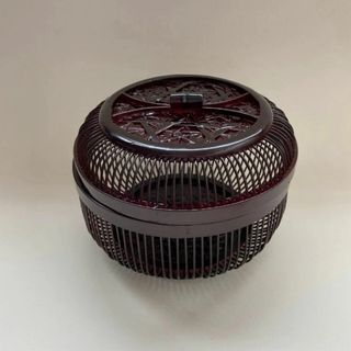 駿河竹細工　竹細工　菓子器　小物入れ(小物入れ)