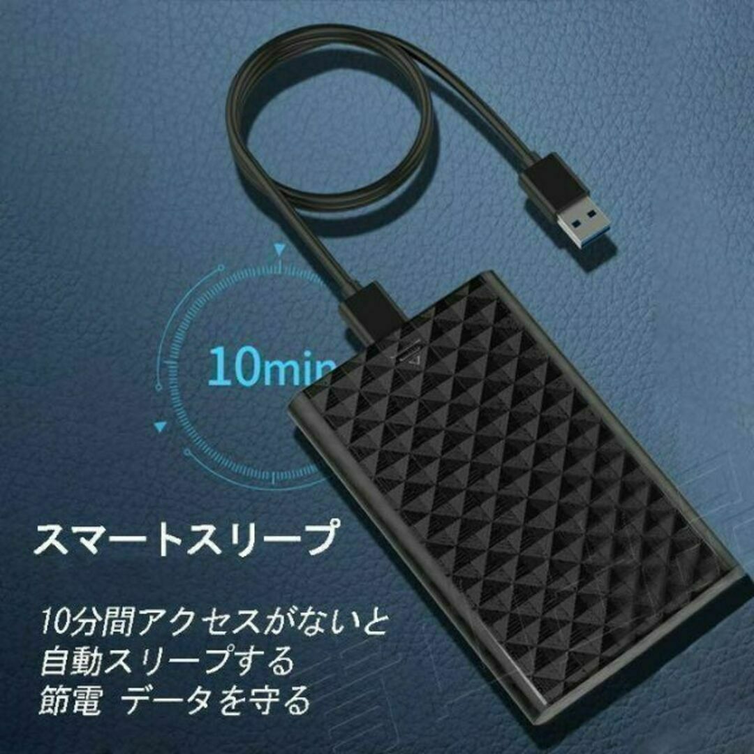 E025 Lenovo USB3.0 外付け HDD 640GB 14 スマホ/家電/カメラのPC/タブレット(PC周辺機器)の商品写真