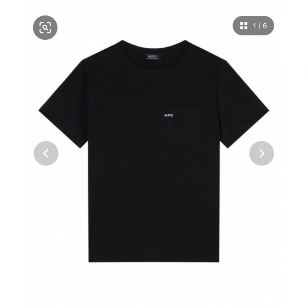 A.P.C(アーペーセー)のA.P.C アーペーセー 半袖 Tシャツ 黒 ロゴT トップス メンズのトップス(Tシャツ/カットソー(半袖/袖なし))の商品写真