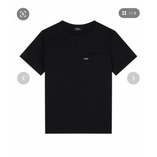 A.P.C - A.P.C アーペーセー 半袖 Tシャツ 黒 ロゴT トップス