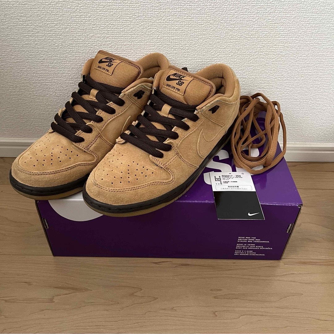 NIKE(ナイキ)のNike SB Dunk Low Pro Wheat メンズの靴/シューズ(スニーカー)の商品写真