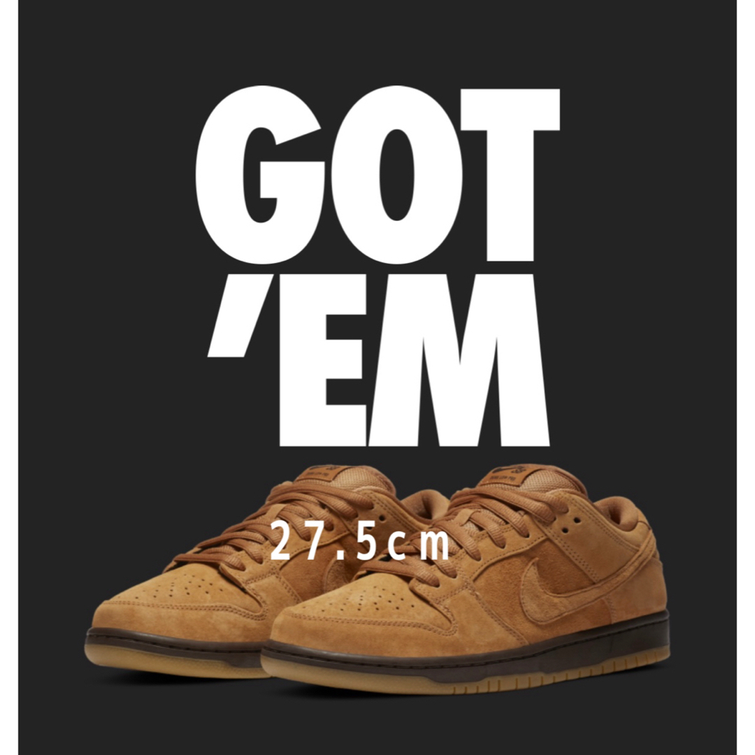 NIKE(ナイキ)のNike SB Dunk Low Pro Wheat メンズの靴/シューズ(スニーカー)の商品写真