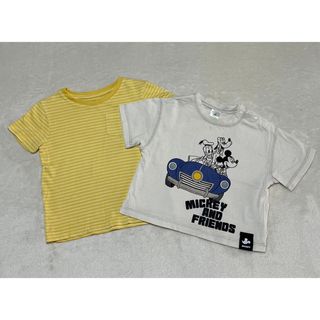 ☆値下げ☆ 子ども服　半袖Tシャツ　2枚セット　80・90サイズ(Ｔシャツ)