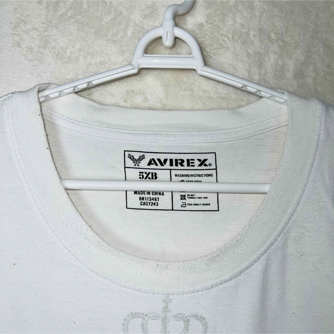 AVIREX(アヴィレックス)のAVIREX アヴィレックス ロゴ Tシャツ ビッグサイズ メンズのトップス(Tシャツ/カットソー(半袖/袖なし))の商品写真