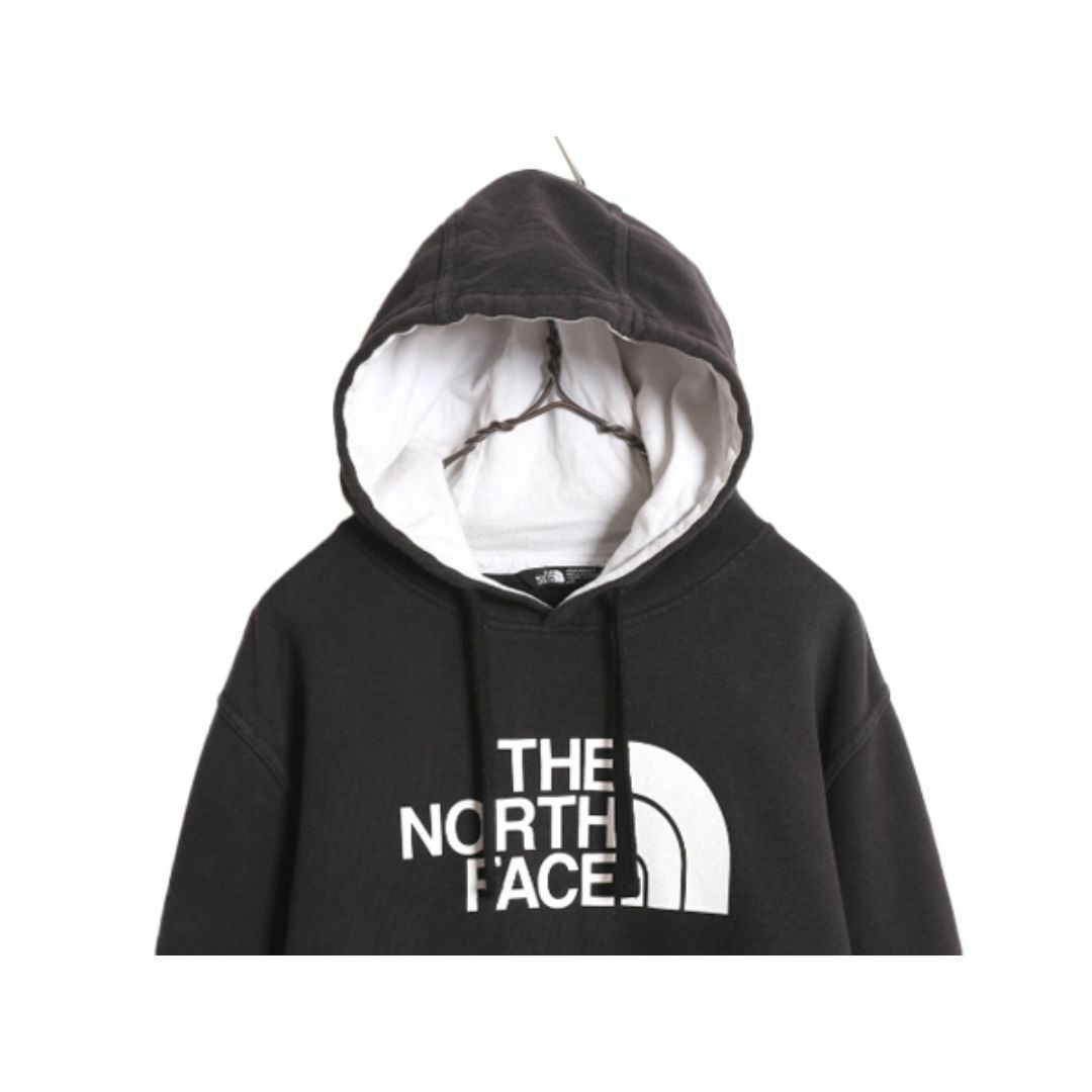 THE NORTH FACE(ザノースフェイス)のUS企画 ノースフェイス プリント スウェット フード パーカー メンズ L 黒 The North Face トレーナー アウトドア プルオーバー モノトーン メンズのトップス(パーカー)の商品写真