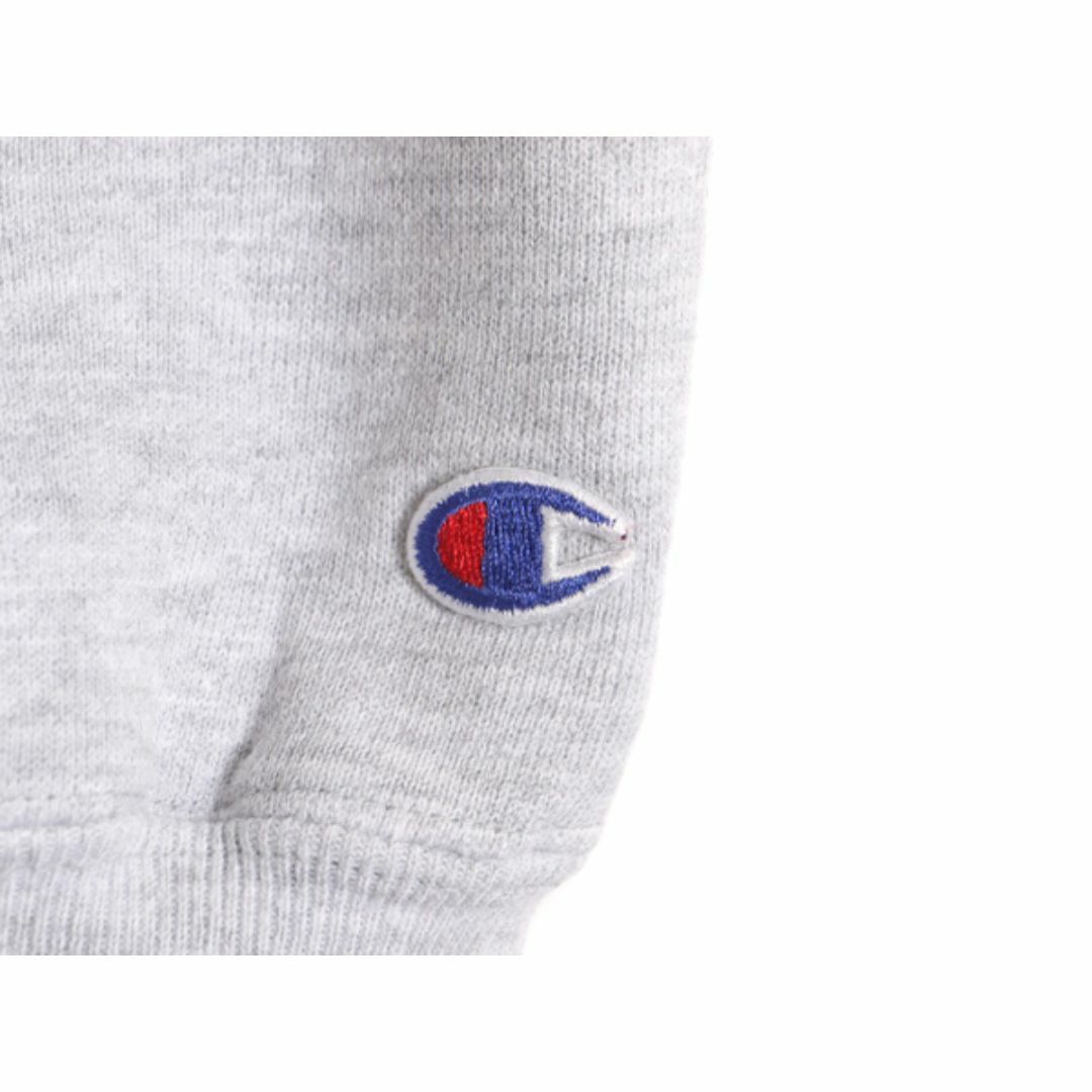 Champion(チャンピオン)の90s USA製 チャンピオン リバースウィーブ 3段 カレッジ プリント スウェット メンズ L 90年代 オールド Champion トレーナー 裏起毛 杢 灰 メンズのトップス(スウェット)の商品写真