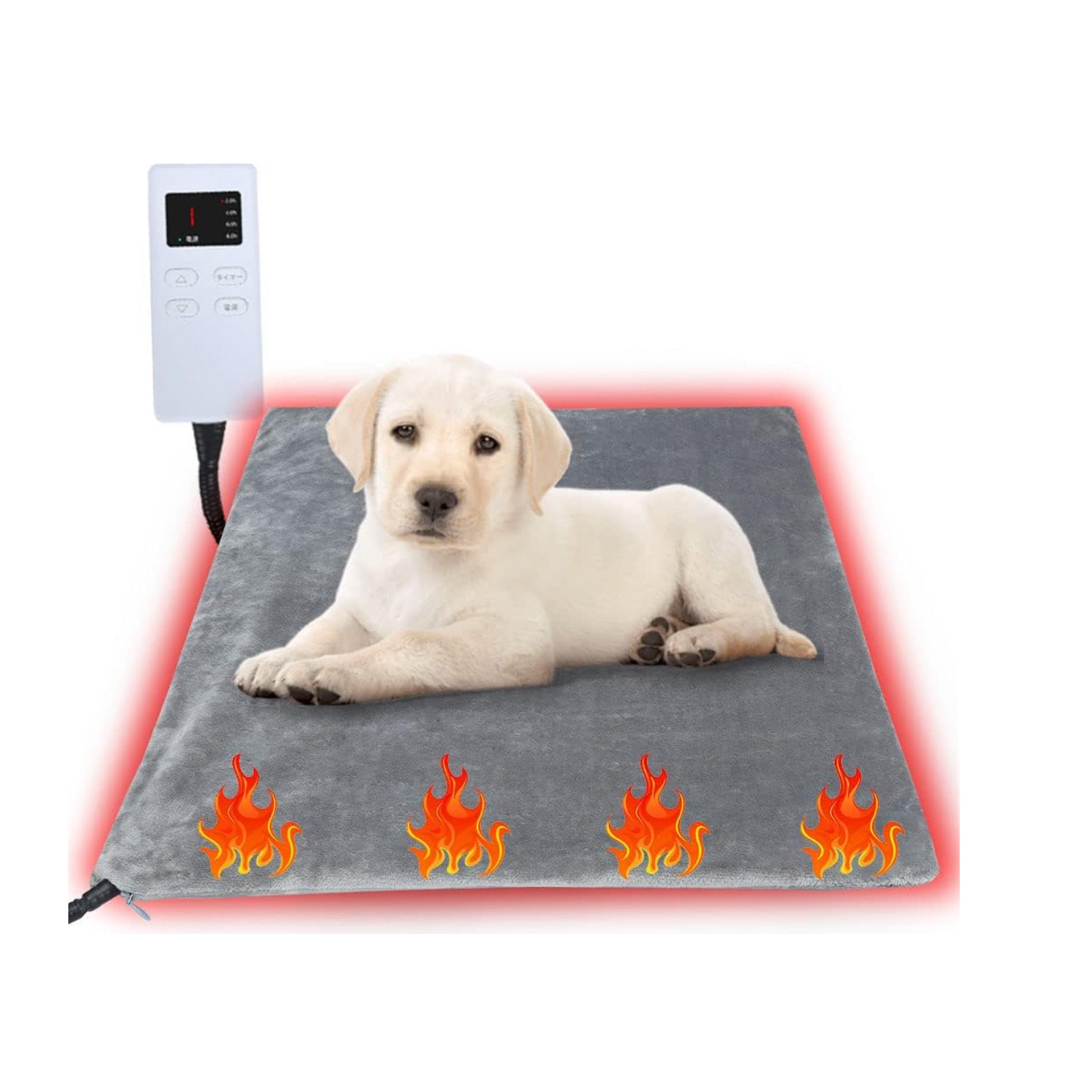 ペット用ホットカーペット4段階タイマー9段階温度調整45*50PSE日本語説明書 その他のペット用品(犬)の商品写真