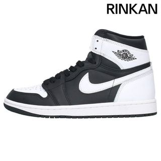 ナイキ(NIKE)のナイキ  AIR JORDAN 1 RETRO HIGH  OG BLACK WHITE DZ5485-010 エアジョーダン1ハイオージーブラックホワイトスニーカー メンズ 26cm(スニーカー)