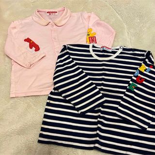 ミキハウス まとめ売り 80-90 女児(シャツ/カットソー)