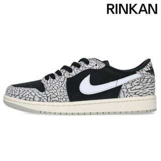 ナイキ(NIKE)のナイキ  AIR JORDAN 1 RETRO LOW BLACK CEMENT CZ0790-001 エアジョーダン1レトロローブラックセメントスニーカー メンズ 27cm(スニーカー)